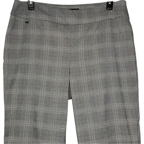 Counterparts Gray Plaid Pull-On Dress Pants - Size 18W - Picture 2 of 7